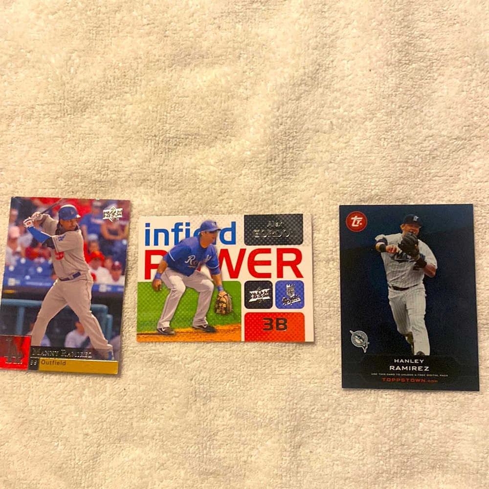 2008, 2008 & 2011 Baseball Cards - selling these 3 together